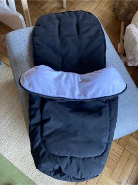 Mockingbird Stroller Blanket/Footmuff - Black